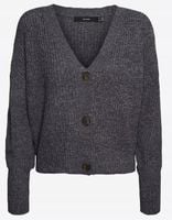 VERO MODA Kardigan 'VMLea' w kolorze Ciemnoszary S