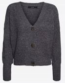 VERO MODA Kardigan 'VMLea' w kolorze Ciemnoszary S