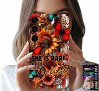 ETUI DO SAMSUNG GALAXY S24 FE - SHE IS RARE, SŁONECZNIKI, KWIATY, MOTYLE