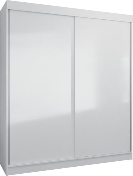 SZAFA PRZESUWNA STANDARD 130 x 205 BIAŁA PRODUCENT zdjęcie 1