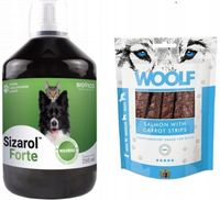 Biovico Sizarol Complex Forte 250ml na Stawy Psów + Przysmak Woolf