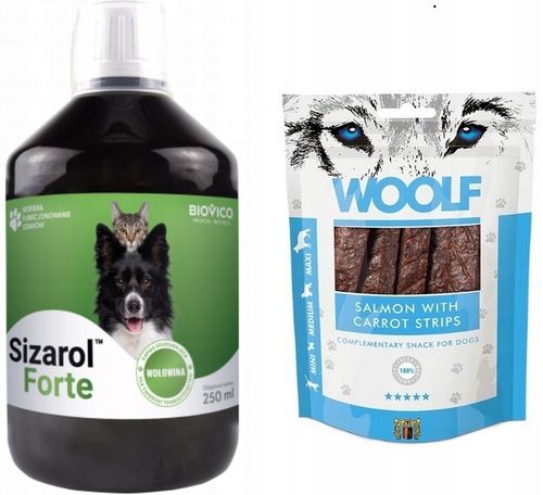 Biovico Sizarol Complex Forte 250ml na Stawy Psów + Przysmak Woolf na Arena.pl