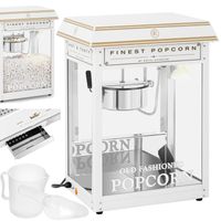 maszyna automat urządzenie do prażenia popcornu retro teflon 1600 w