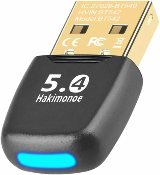 Adapter Bluetooth 5.4 USB Do PC Laptopa Hakimonoe BT542 Windows 11 10 zdjęcie 1