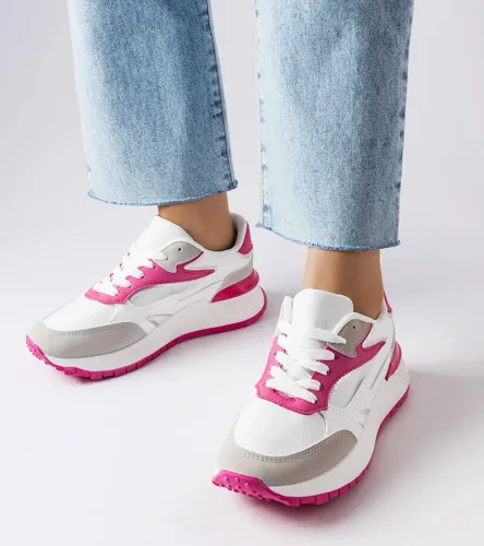 Biało-różowe sneakersy Batilda 39 na Arena.pl