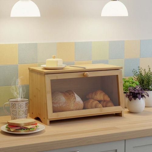 Chlebak, pojemnik kuchenny do przechowywania pieczywa, bambusowy na Arena.pl