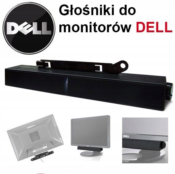 Głośniki Dell AX510 do 1908 P2210 P2211 U2410 zdjęcie 5