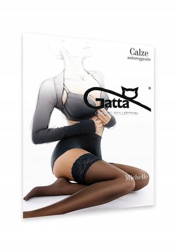 GATTA MICHELLE samonośne pończochy natural - 1/2 na Arena.pl