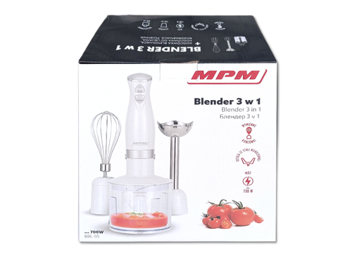 Blender ręczny 3w1 - MPM 700W - Biały na Arena.pl