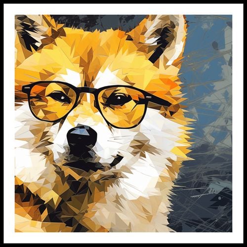 Plakat 90x90cm Intelektualny Psiak na Arena.pl