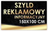Tablica reklamowa SZYLD REKLAMOWY reklama firmowa z PROJEKTEM 150x100 cm