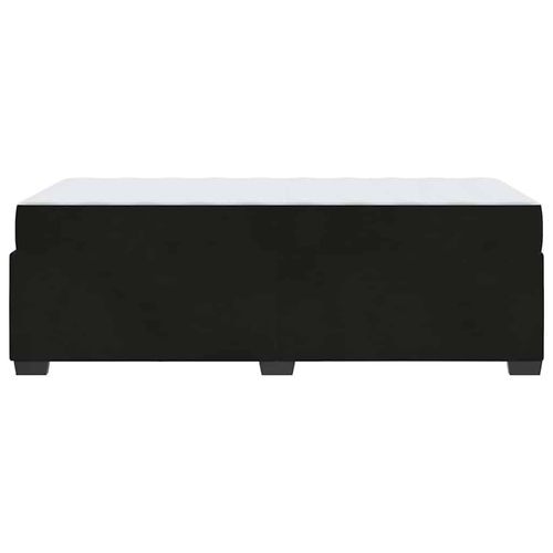 Rama łóżka z materacem z materacem Czarny 100 x 200 cm Aksamit na Arena.pl