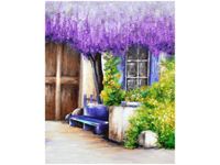 40X50CM WIEJSKI ZAKĄTEK OBRAZ