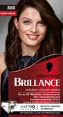 Schwarzkopf Brillance farba ciemny brąz 880