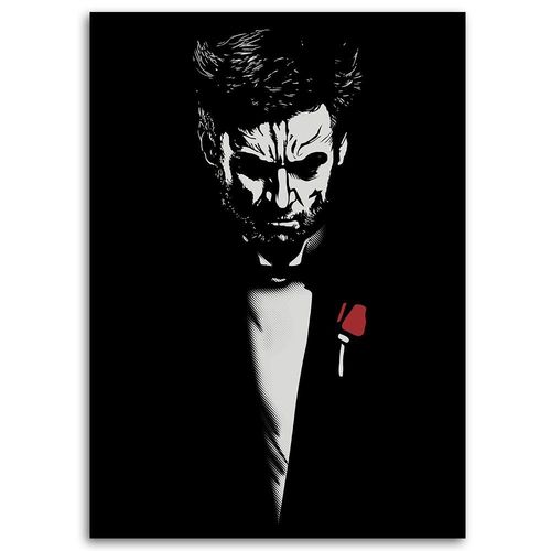 Obraz na płótnie – Canvas, Wolverine – portret 40x60 na Arena.pl