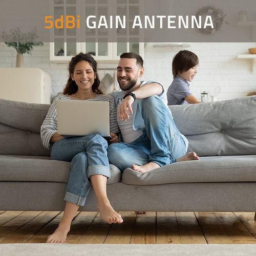 Qoltec Antena Wi-Fi 2.4/2.5 GHz 5.1/5.8 GHz dookólna 5dBi Wewnętrzna na Arena.pl