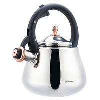 czajnik stalowy z gwizdkiem 2,8l klausberg kb-7776