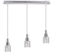 Rubik zwis 3x40 G9 chrom+kryształ