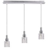 Rubik zwis 3x40 G9 chrom+kryształ