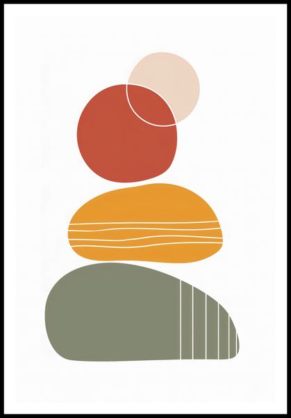 Plakat 68x101cm Formy w Równowadze zdjęcie 3