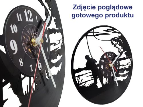 Zegar ścienny z płyty winylowej Saksofon 33.14 na Arena.pl