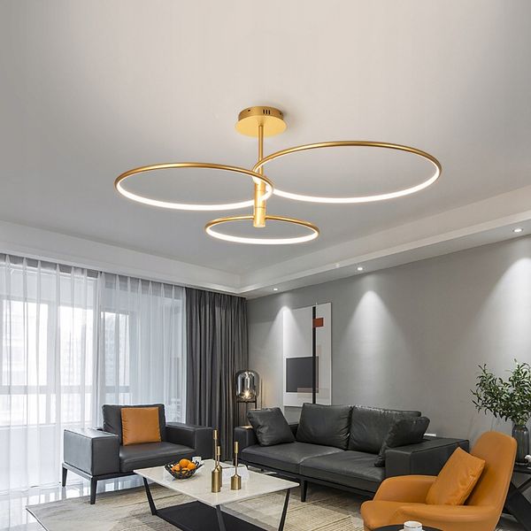 Nowoczesny żyrandol SILVA GO III okrąg ring 50/60/70cm plafon pilot zdjęcie 9