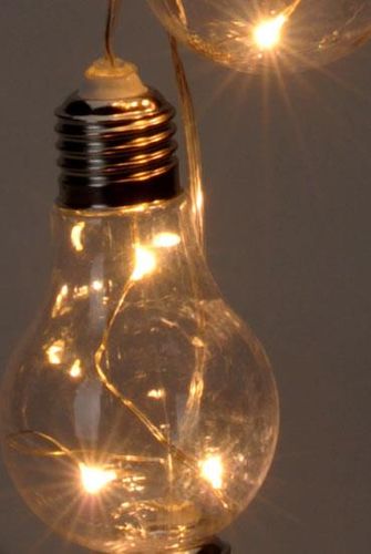 Łańcuch 5 żarówek LED 6x10 cm na Arena.pl