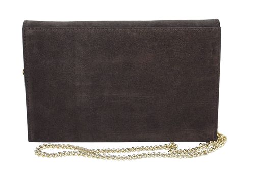 Stylowa kopertówka zamszowa Barberinis - Brązowa ciemna na Arena.pl