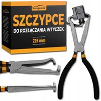 Szczypce do rozłączania wtyczek zaciskania kostek elektrycznych do