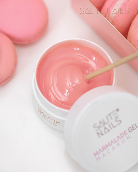 SAUTE NAILS Żel budujący MARMALADE GEL - Macaron - 50g zdjęcie 3