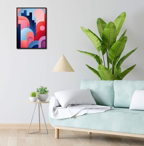 Plakat 40x55cm Miasto Kolorów na Arena.pl