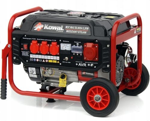 PROFESJONALNY AGREGAT PRĄDOTWÓRCZY 5,2kW prądu AVR+ MIEDZIANY STOJAN na Arena.pl