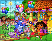Puzzle tradycyjne Dora Odkrywca