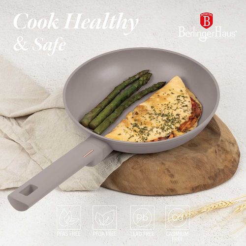 patelnia tytanowa 24cm berlinger haus bh-8083 taupe na Arena.pl