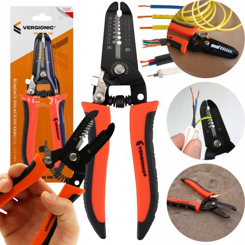 Ściągacz izolacji do kabli 0,6-2,6 mm automatyczny VERGIONIC na Arena.pl