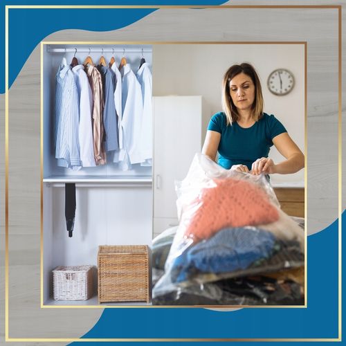 ZESTAW WORKÓW PRÓŻNIOWYCH 10 SZT 50x70 WIELOKROTNEGO UŻYTKU MOCNE SZCZELNE na Arena.pl