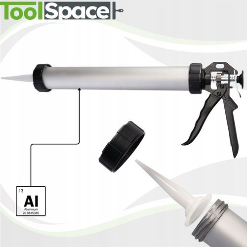 WYCISKACZ DO MAS GĘSTYCH USZCZELNIAJĄCYCH 600ml PISTOLET KLEJU na Arena.pl