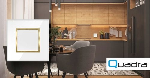 WŁĄCZNIK POJEDYNCZY ŚWIATŁA BIAŁY ZŁOTY SZKLANY WYŁĄCZNIK W RAMCE na Arena.pl