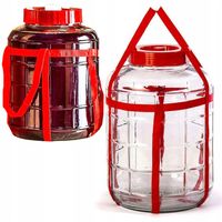 SŁÓJ SŁOIK szklany HERMETYCZNY z rączką 15L na przetwory miód syropy