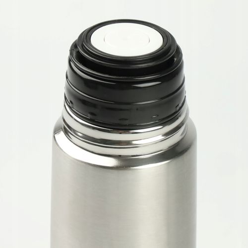 TERMOS SREBRNY TERMICZNY 750ML STAL NIERDZEWNA BIDON NA GORĄCE NAPOJE na Arena.pl