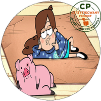 Opłatek na tort Wodogrzmoty Małe/Gravity Falls
