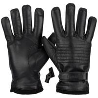 Rękawiczki skórzane męskie polar klasyczne pięciopalczaste ciepłe