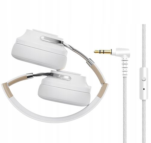 Słuchawki Bezprzewodowe Nauszne Anc 65H Feegar Alphabeat Białe Bluetooth5.4 na Arena.pl