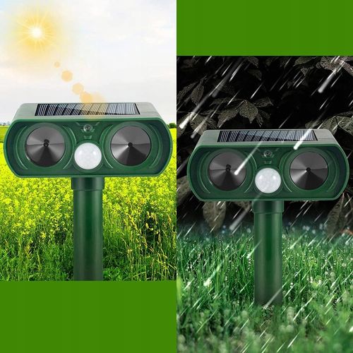 ULTRADŹWIĘKOWY ODSTRASZACZ KOTÓW, SOLARNY ODSTRASZACZ KOTÓW, DO OGRODU na Arena.pl