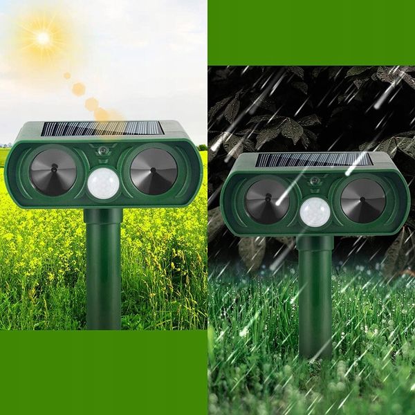 ULTRADŹWIĘKOWY ODSTRASZACZ KOTÓW, SOLARNY ODSTRASZACZ KOTÓW, DO OGRODU zdjęcie 15