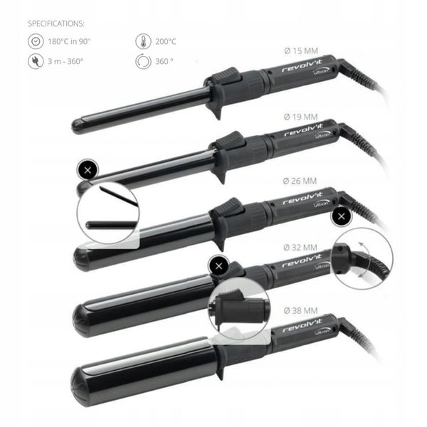 ULTRON Lokówka Obrotowa Revolv'it 26mm zdjęcie 5