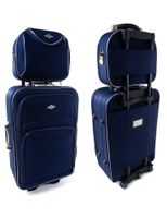Zestaw Duża walizka PELLUCCI RGL 773 L + Kuferek L Granatowy