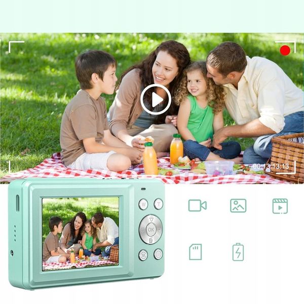 APARAT CYFROWY FOTOGRAFICZNY 16X Z KARTA 32GB I LAMPA BŁYSKOWA WYPEŁNIAJĄCA zdjęcie 4