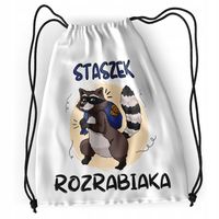 Plecak Sportowy Szkolny Dla Staszka Syna Dziecka Z Nadrukiem Ze Zdjęciem