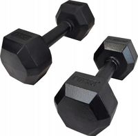 ŻELIWNA HANTLA HEXAGONALNA HEX 2x10 KG ZESTAW